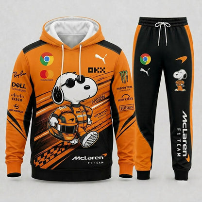 Sport Racing Fan Set — Hoodie & Sweatpants | 11 Formulaa Team Style - Custom Fan Apparel Image 2