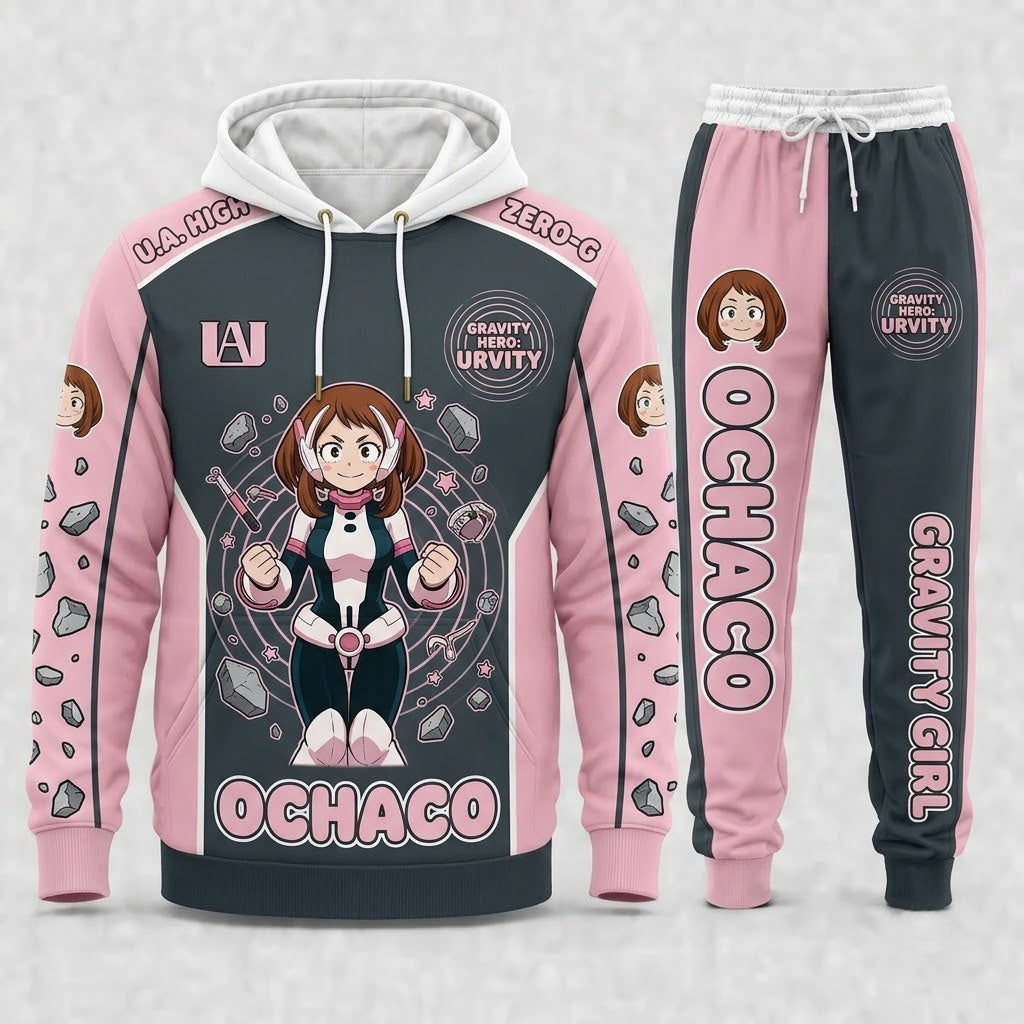 Limited Edition Hero Academy Anime Set — Hoodie & Sweatpants | Streetwear Gift - Custom Fan Apparel Image 13
