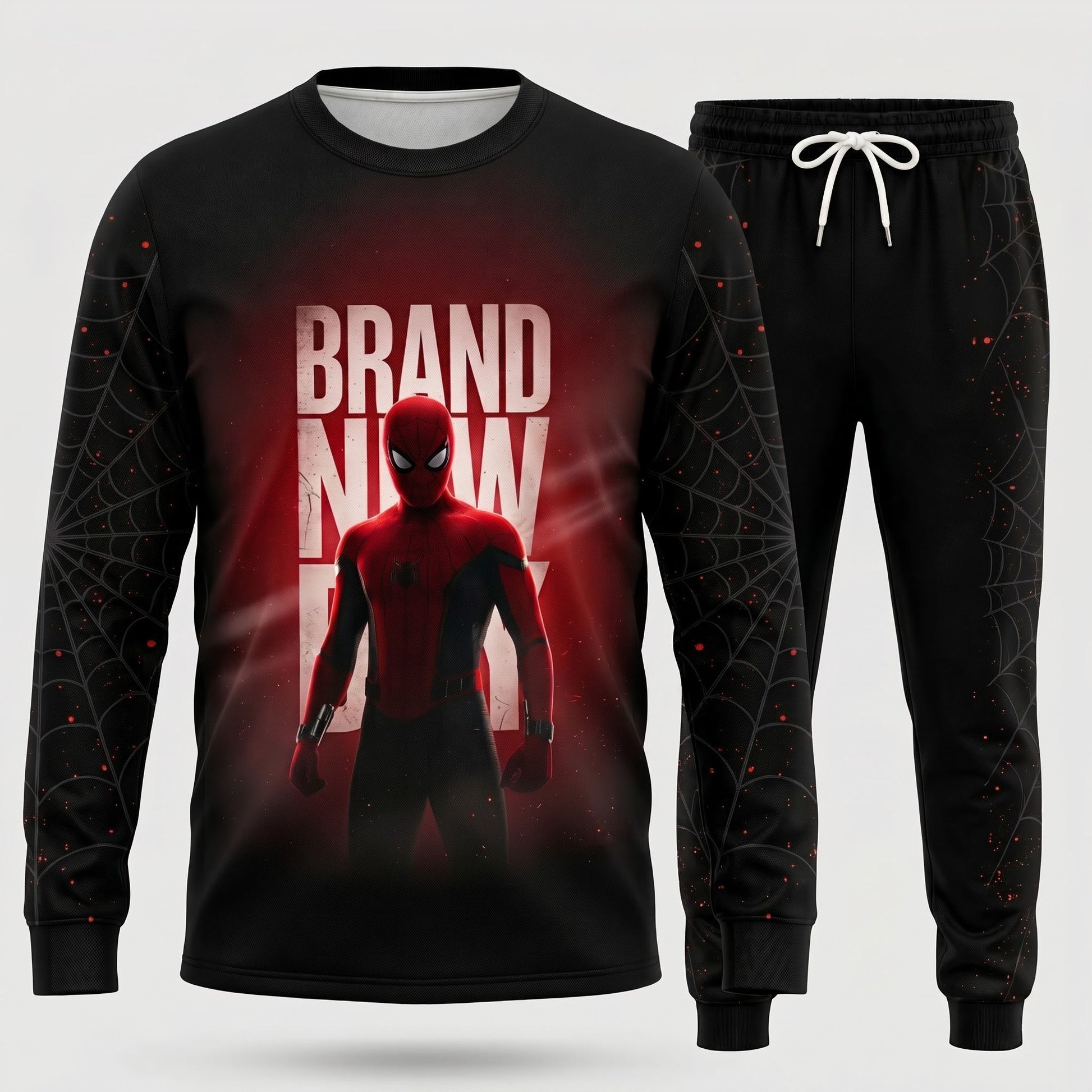 Web Slinger Hero Set — Hoodie — Sweatshirt & Sweatpants | Comic Fan Apparel - Custom Fan Apparel Image 5