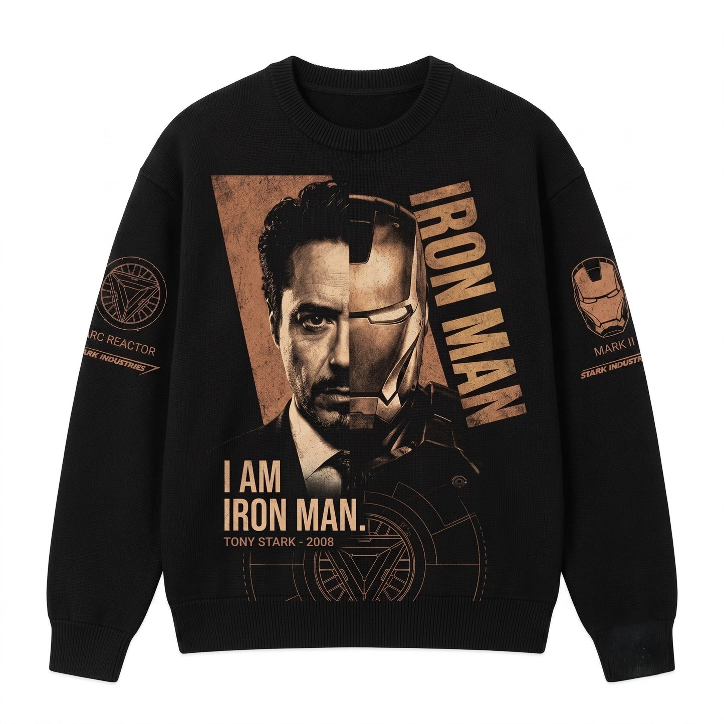 Black Long Sleeve Shirt, Comic Web Hero Inspired Back Print Tee, Superhero Fan Streetwear Gift
