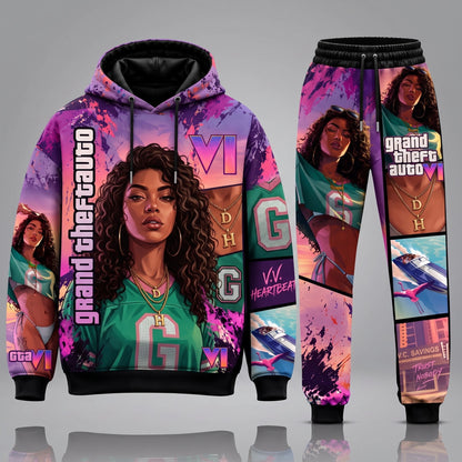 GTA VI Transformation Fan Set — GTA6 Hoodie & Sweatpants