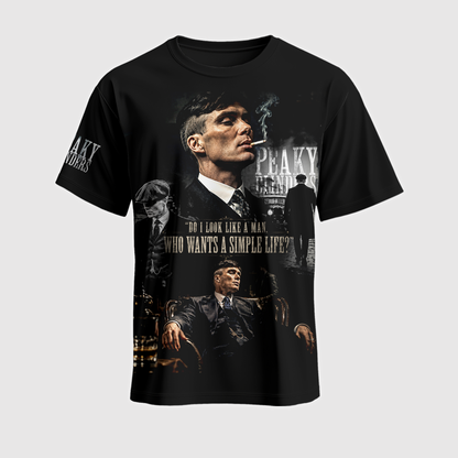 Peaky Blinders Inspired Apparel Collection — Black Gangster Graphic Hoodie, Zip Hoodie, Sweatshirt & T-Shirt