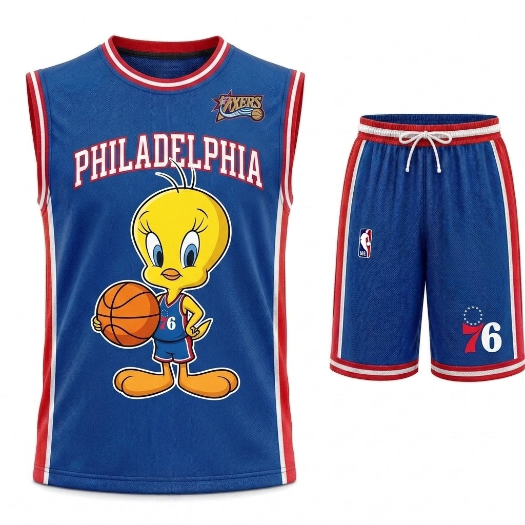 Sport Fan Set — Basketball Jersey+ Shorts | 15 Teams Available-COMBO GIFTS FOR FAN basketball