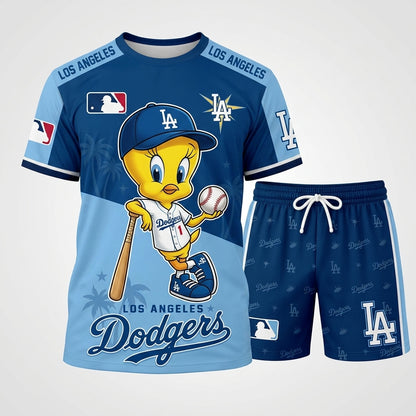 All 30 Teams Available-COMBO GIFTS FOR BASEBALL FAN | Sport Fan Set — T-Shirt + Shorts