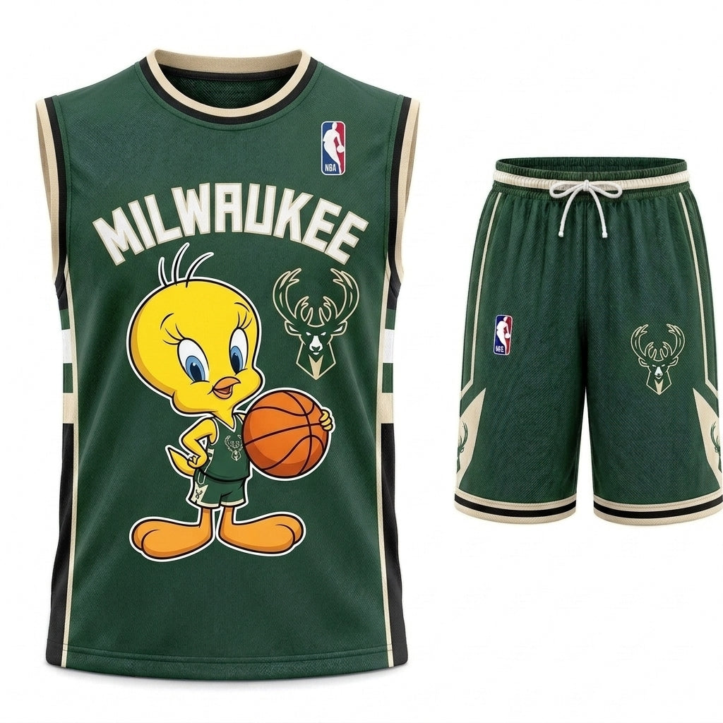 Sport Fan Set — Basketball Jersey+ Shorts | 15 Teams Available-COMBO GIFTS FOR FAN basketball