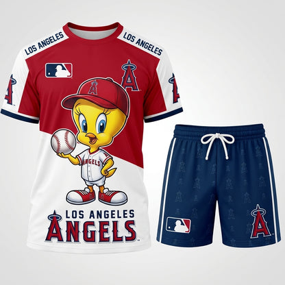 All 30 Teams Available-COMBO GIFTS FOR BASEBALL FAN | Sport Fan Set — T-Shirt + Shorts