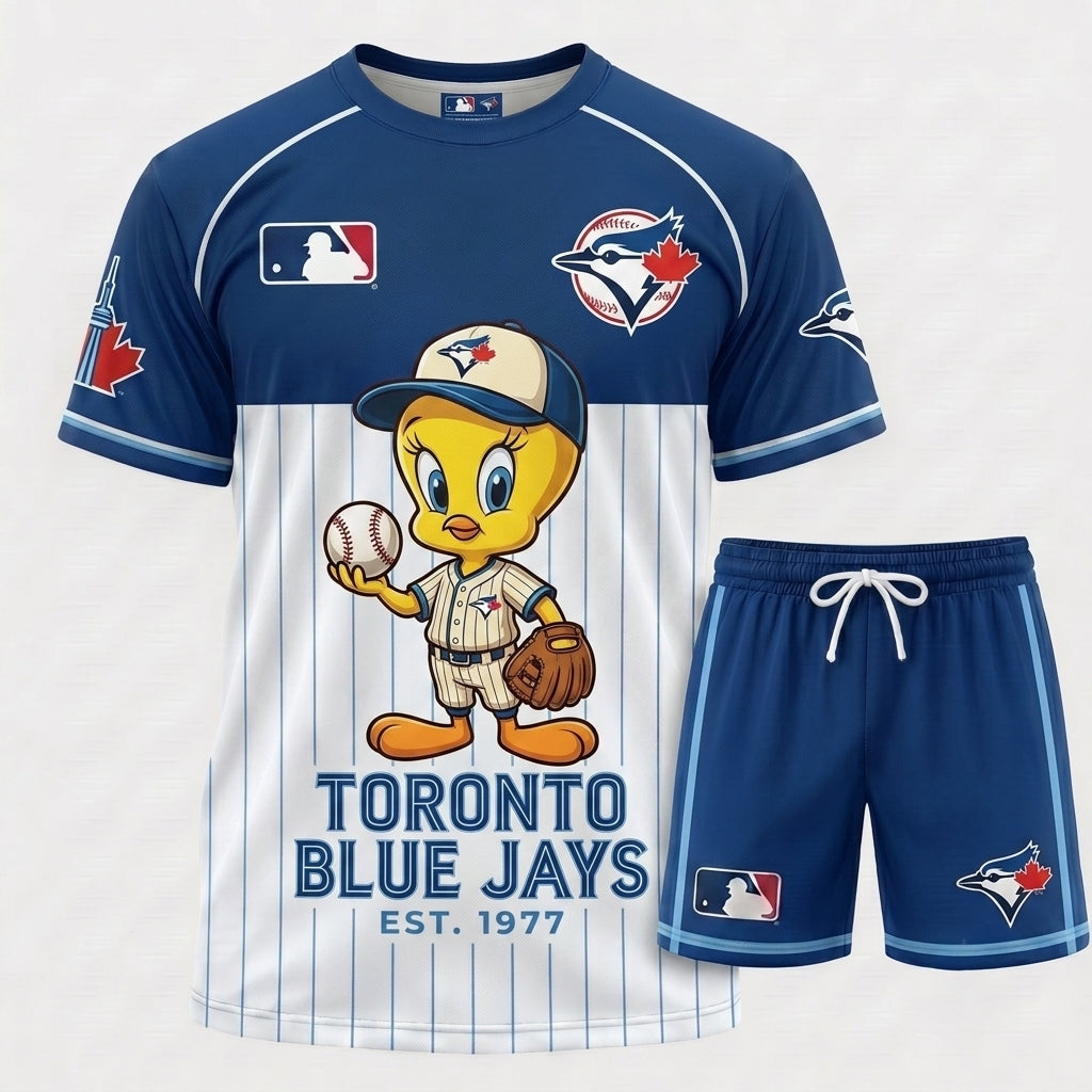 All 30 Teams Available-COMBO GIFTS FOR BASEBALL FAN | Sport Fan Set — T-Shirt + Shorts