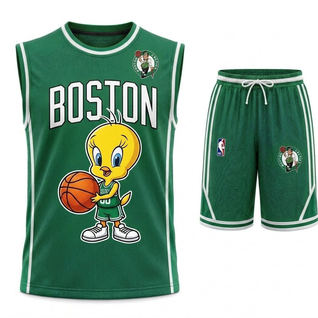 Sport Fan Set — Basketball Jersey+ Shorts | 15 Teams Available-COMBO GIFTS FOR FAN basketball