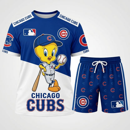 All 30 Teams Available-COMBO GIFTS FOR BASEBALL FAN | Sport Fan Set — T-Shirt + Shorts