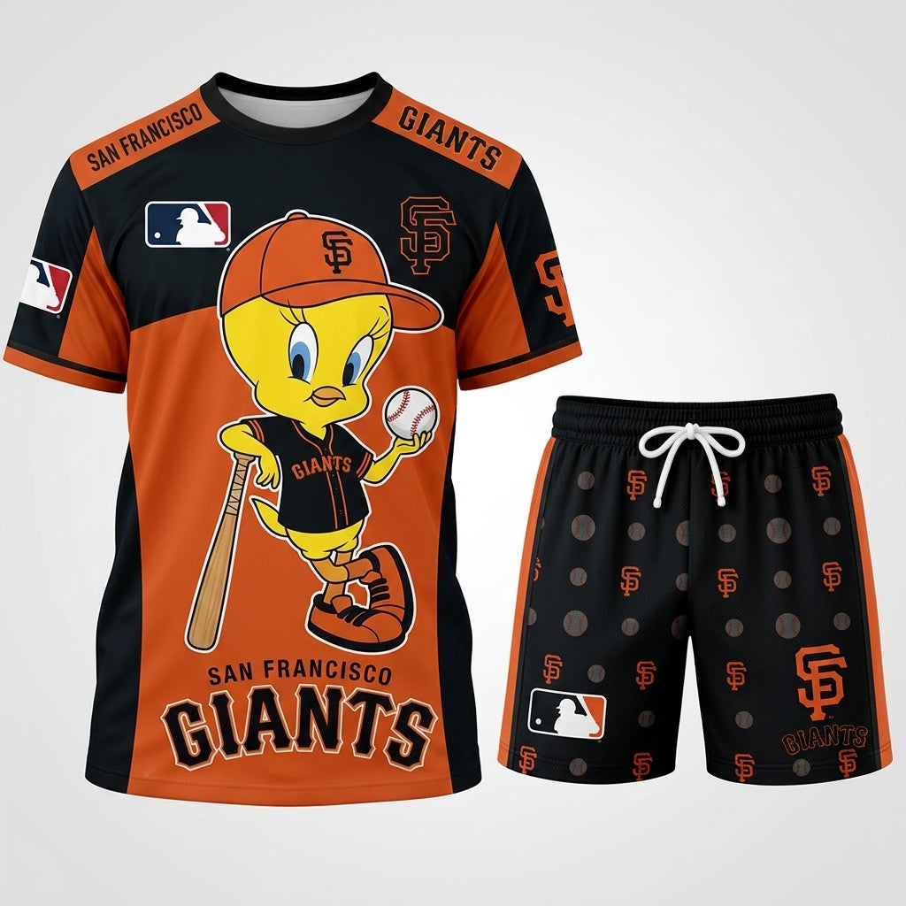 All 30 Teams Available-COMBO GIFTS FOR BASEBALL FAN | Sport Fan Set — T-Shirt + Shorts