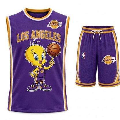 Sport Fan Set — Basketball Jersey+ Shorts | 15 Teams Available-COMBO GIFTS FOR FAN basketball