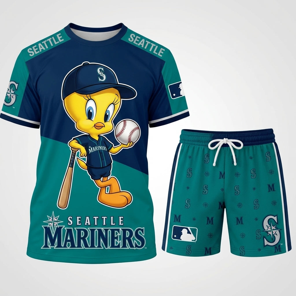 All 30 Teams Available-COMBO GIFTS FOR BASEBALL FAN | Sport Fan Set — T-Shirt + Shorts