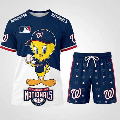 All 30 Teams Available-COMBO GIFTS FOR BASEBALL FAN | Sport Fan Set — T-Shirt + Shorts