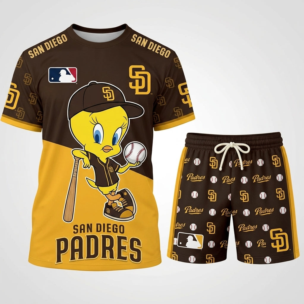 All 30 Teams Available-COMBO GIFTS FOR BASEBALL FAN | Sport Fan Set — T-Shirt + Shorts