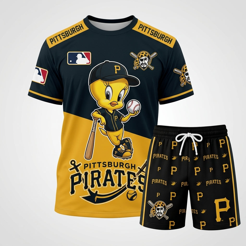 All 30 Teams Available-COMBO GIFTS FOR BASEBALL FAN | Sport Fan Set — T-Shirt + Shorts