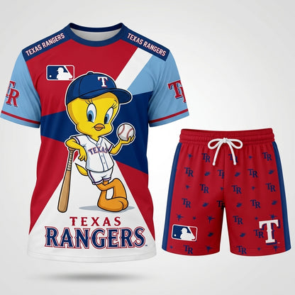 All 30 Teams Available-COMBO GIFTS FOR BASEBALL FAN | Sport Fan Set — T-Shirt + Shorts