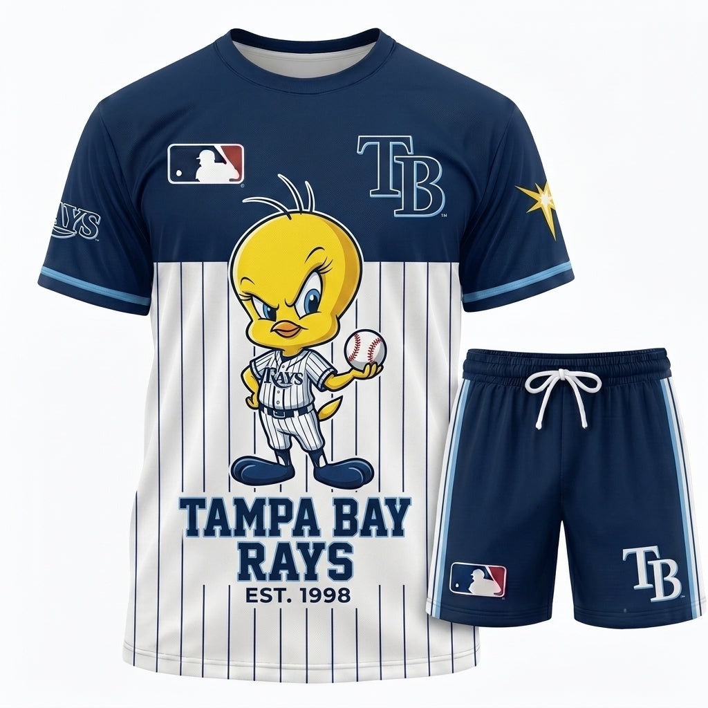 All 30 Teams Available-COMBO GIFTS FOR BASEBALL FAN | Sport Fan Set — T-Shirt + Shorts