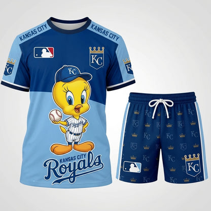 All 30 Teams Available-COMBO GIFTS FOR BASEBALL FAN | Sport Fan Set — T-Shirt + Shorts