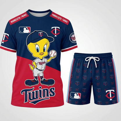 All 30 Teams Available-COMBO GIFTS FOR BASEBALL FAN | Sport Fan Set — T-Shirt + Shorts