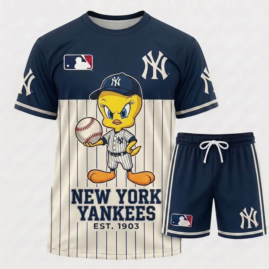 All 30 Teams Available-COMBO GIFTS FOR BASEBALL FAN | Sport Fan Set — T-Shirt + Shorts