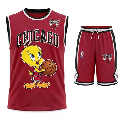 Sport Fan Set — Basketball Jersey+ Shorts | 15 Teams Available-COMBO GIFTS FOR FAN basketball