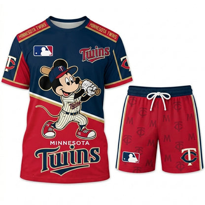 All 30 BASEBALL Teams Available-COMBO GIFTS FOR FAN | Sport Fan Set — T-Shirt + Shorts
