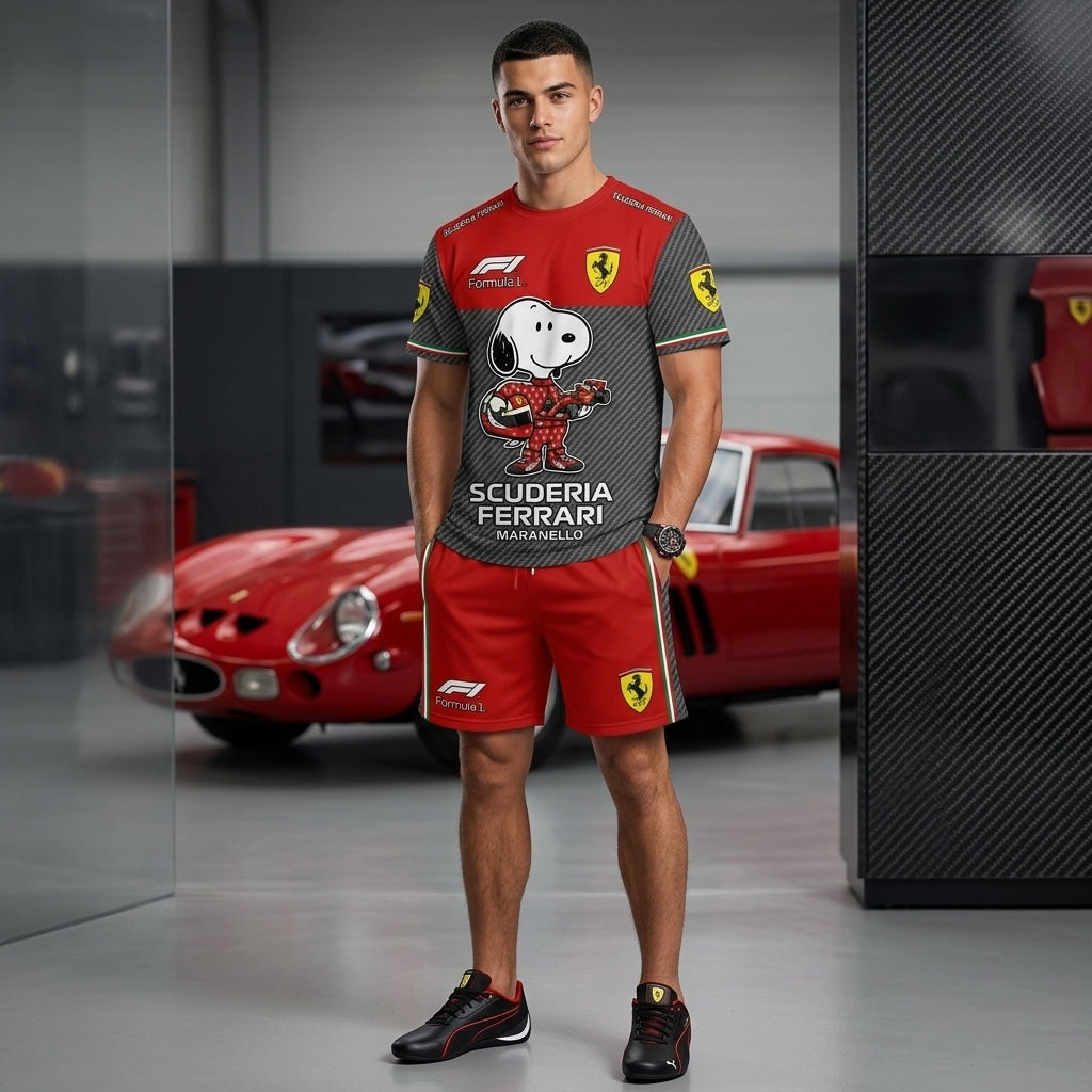 Sport Fan Set — T-Shirt + Shorts | All 10 Teams Available-COMBO GIFTS FOR SPEEDSTER FAN