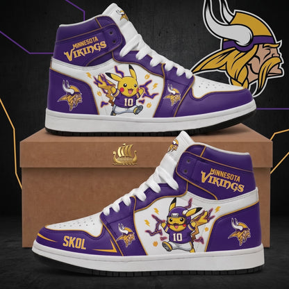 Pikachu NFL 32-Team Fan Sneakers | All 32 Football Teams Available