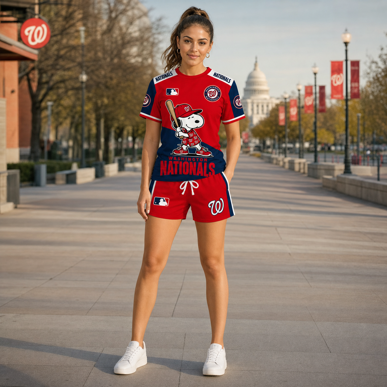 Sport Fan Set — T-Shirt + Shorts | All 30 Teams Available-COMBO GIFTS FOR FAN