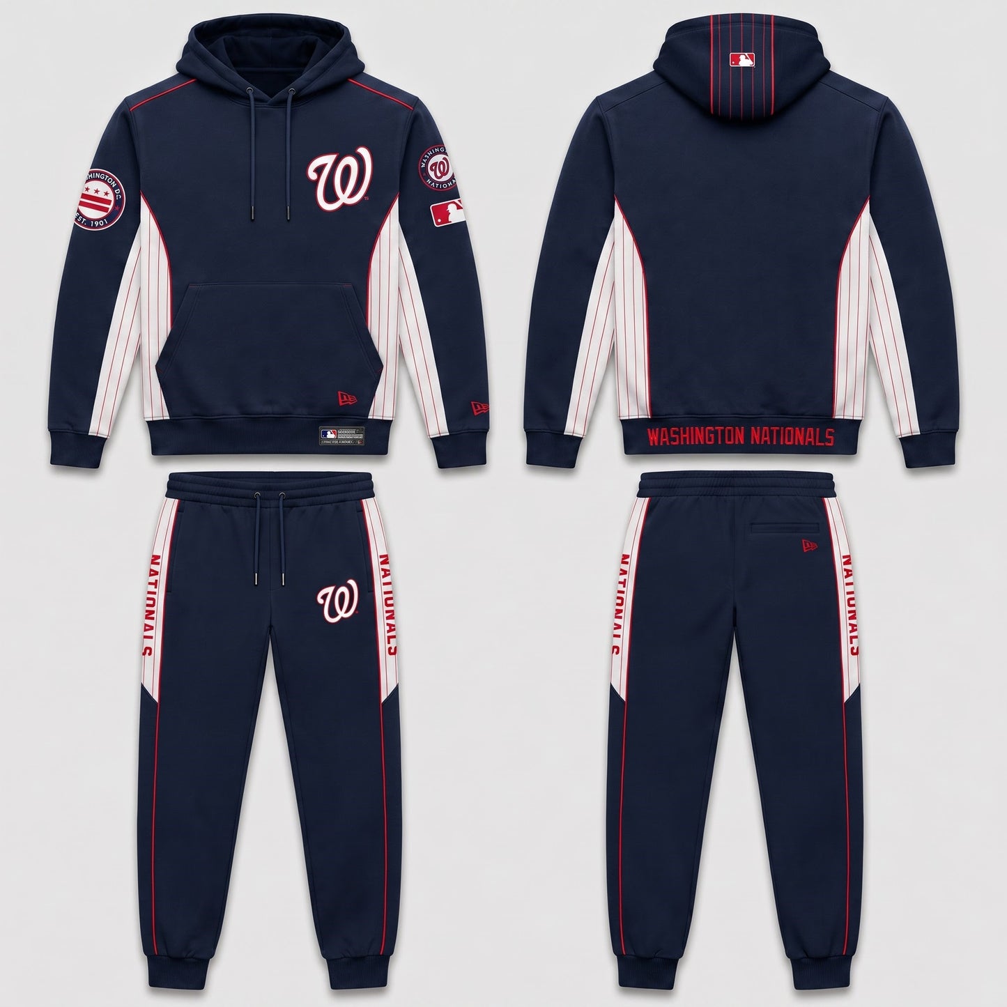 Limited edition! Gifts for Fans - Hoodie & Sweatpants Set All 30 Teams MLB Available