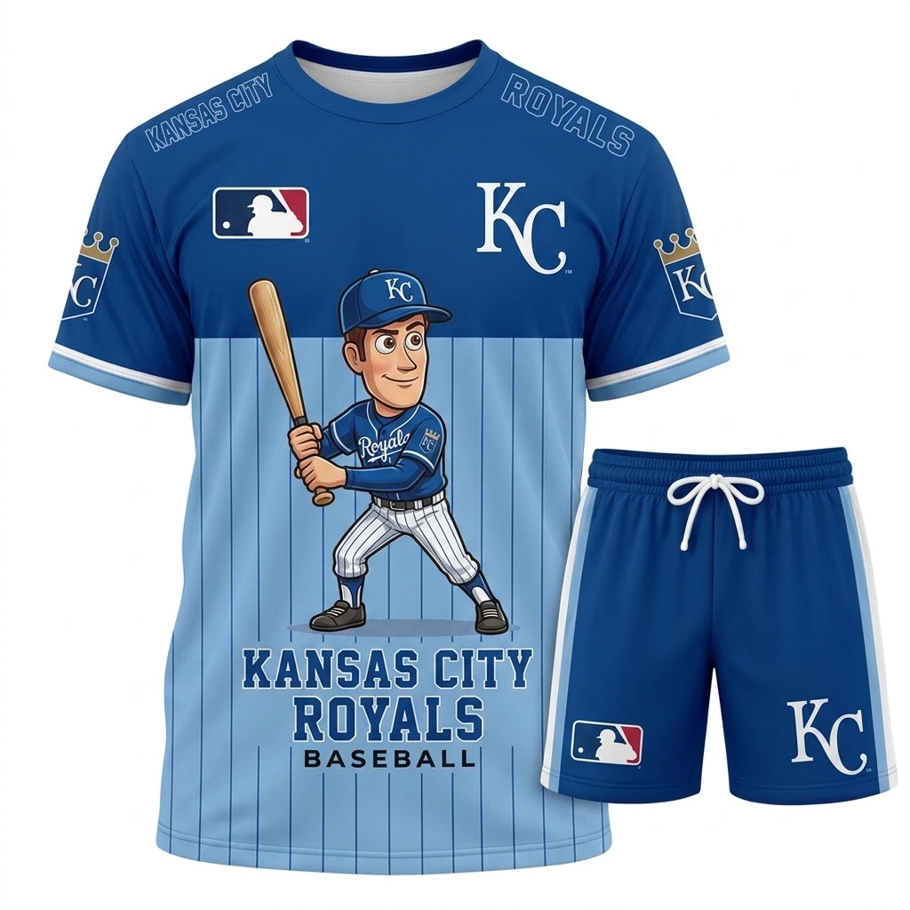 All 30 Teams Available-COMBO GIFTS FOR BASEBALL FAN | Sport Fan Set — T-Shirt + Shorts