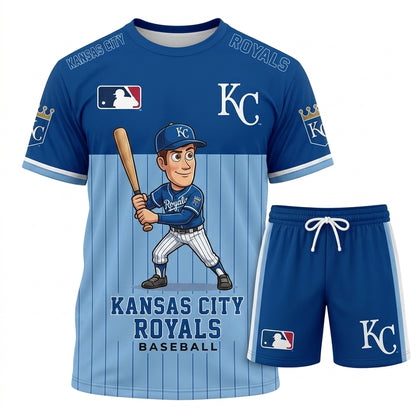 All 30 Teams Available-COMBO GIFTS FOR BASEBALL FAN | Sport Fan Set — T-Shirt + Shorts