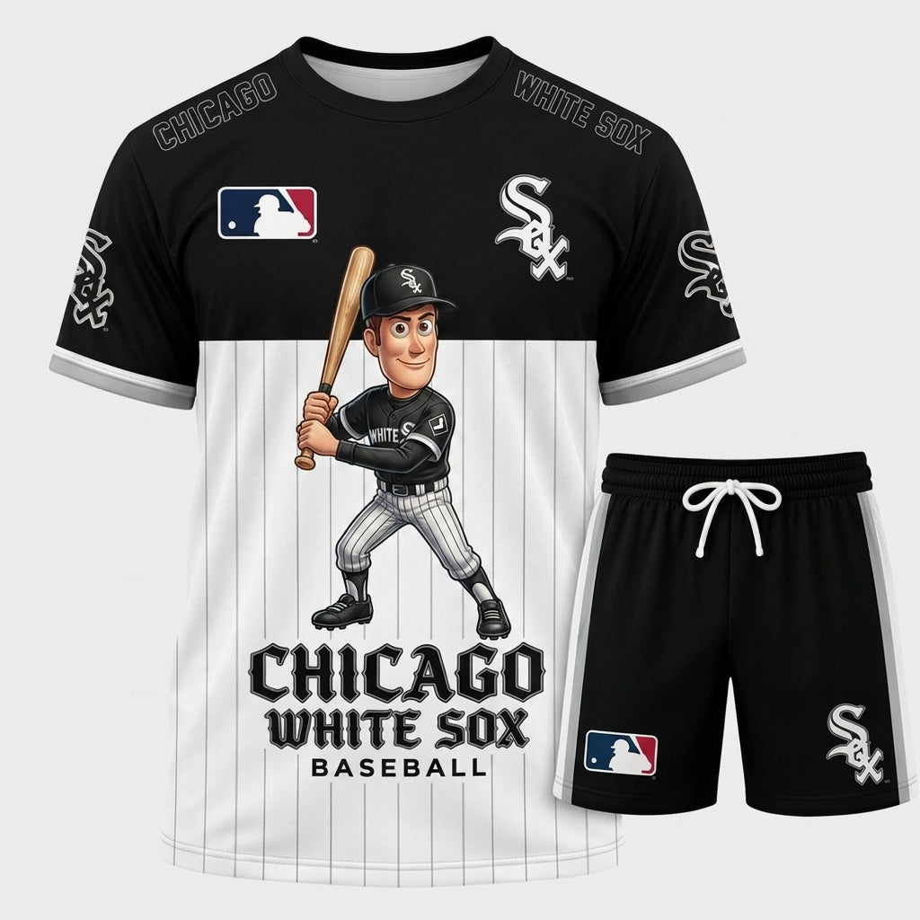 All 30 Teams Available-COMBO GIFTS FOR BASEBALL FAN | Sport Fan Set — T-Shirt + Shorts