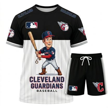 All 30 Teams Available-COMBO GIFTS FOR BASEBALL FAN | Sport Fan Set — T-Shirt + Shorts