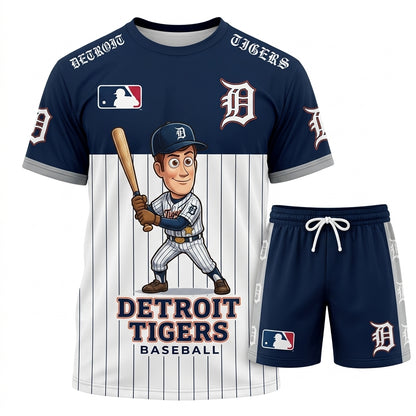 All 30 Teams Available-COMBO GIFTS FOR BASEBALL FAN | Sport Fan Set — T-Shirt + Shorts