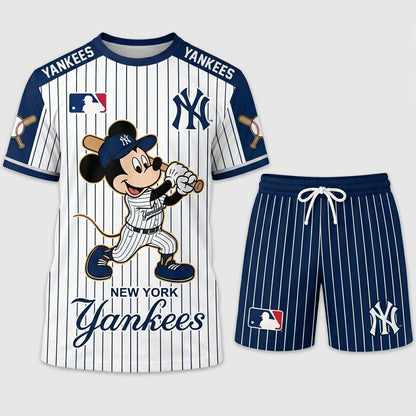 All 30 BASEBALL Teams Available-COMBO GIFTS FOR FAN | Sport Fan Set — T-Shirt + Shorts