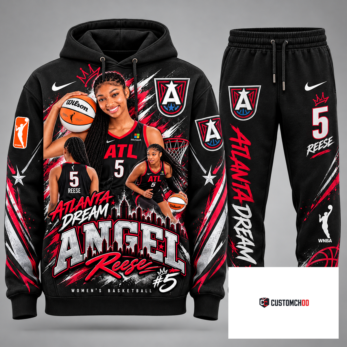 Style 01 - Angel Reese #5 Atlanta Dream Edition