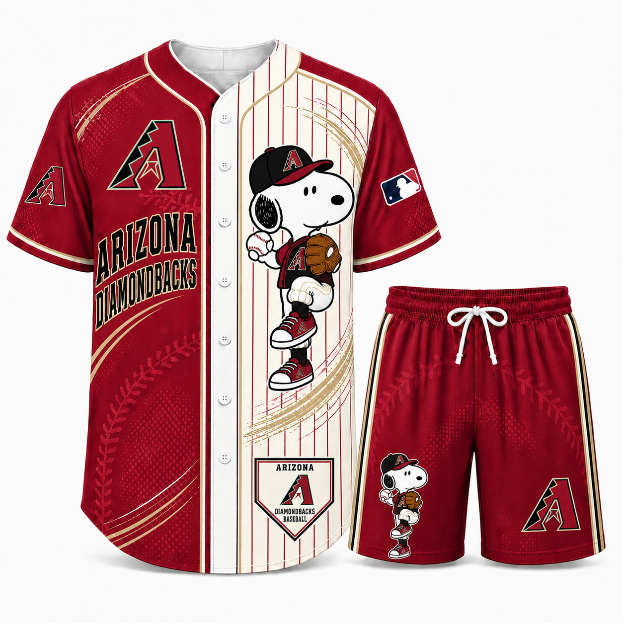 Sport Fan Set — Baseball jersye+ Shorts | All 30 Teams Available-COMBO GIFTS FOR FAN