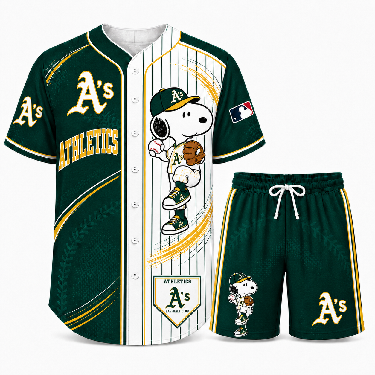 Sport Fan Set — Baseball jersye+ Shorts | All 30 Teams Available-COMBO GIFTS FOR FAN