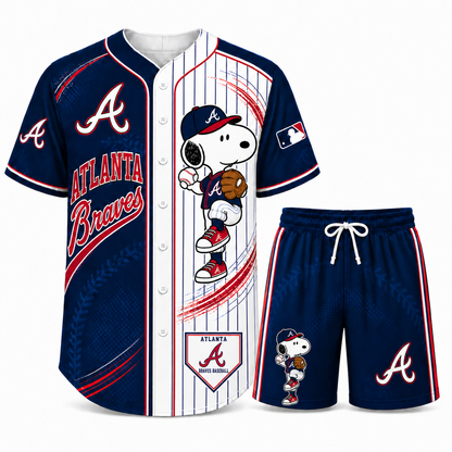 Sport Fan Set — Baseball jersye+ Shorts | All 30 Teams Available-COMBO GIFTS FOR FAN