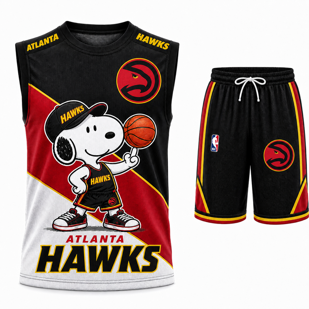 Sport Fan Set — Tanktop + Shorts | All 30 Teams Available-COMBO GIFTS FOR FAN basketball
