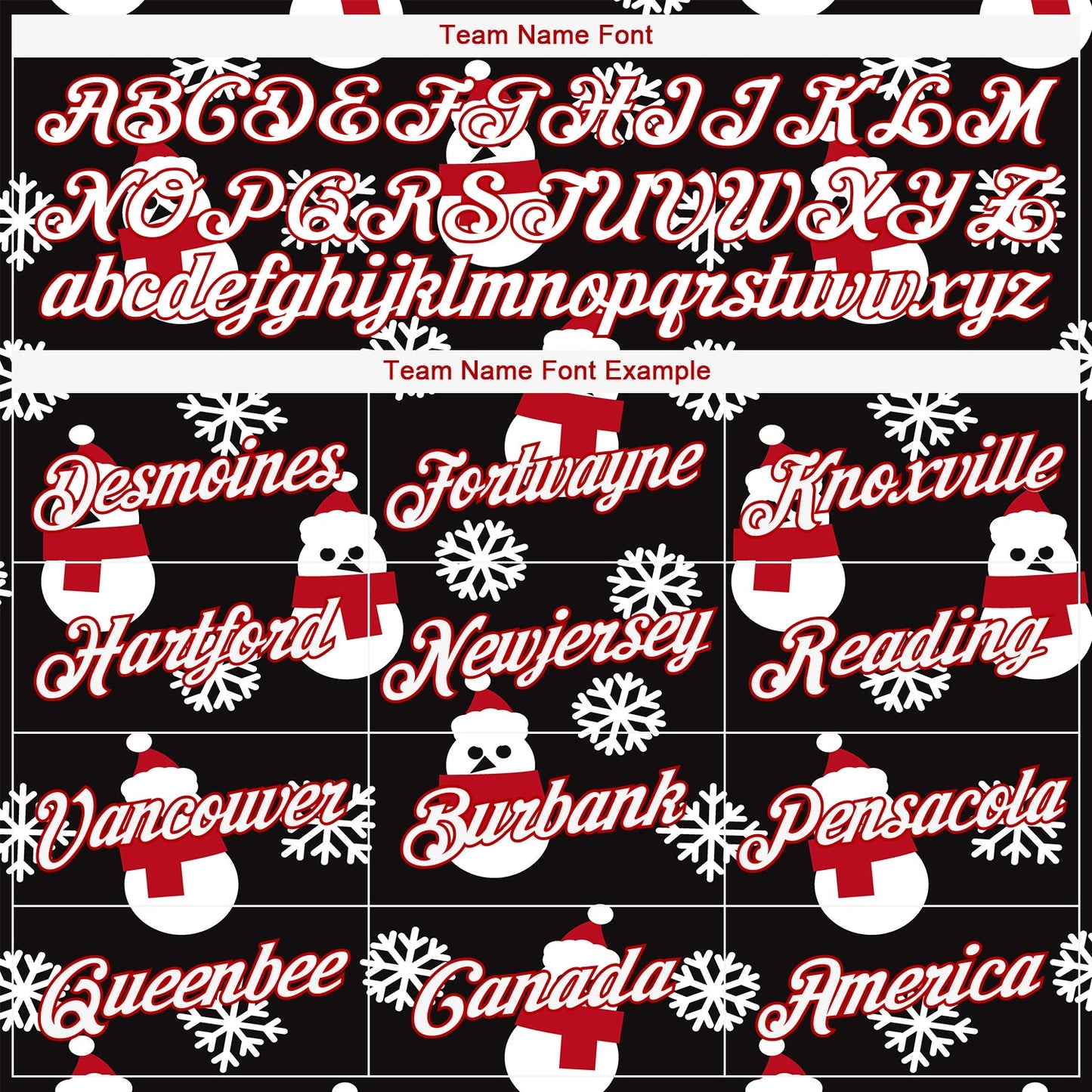 Custom Black Red-White Christmas 3D Performance T-Shirt