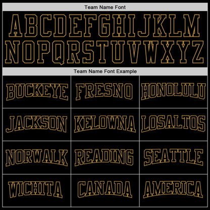 Custom Stitched Black Black-Old Gold 3D Skull Fashion Sports Pullover Sweatshirt Hoodie
