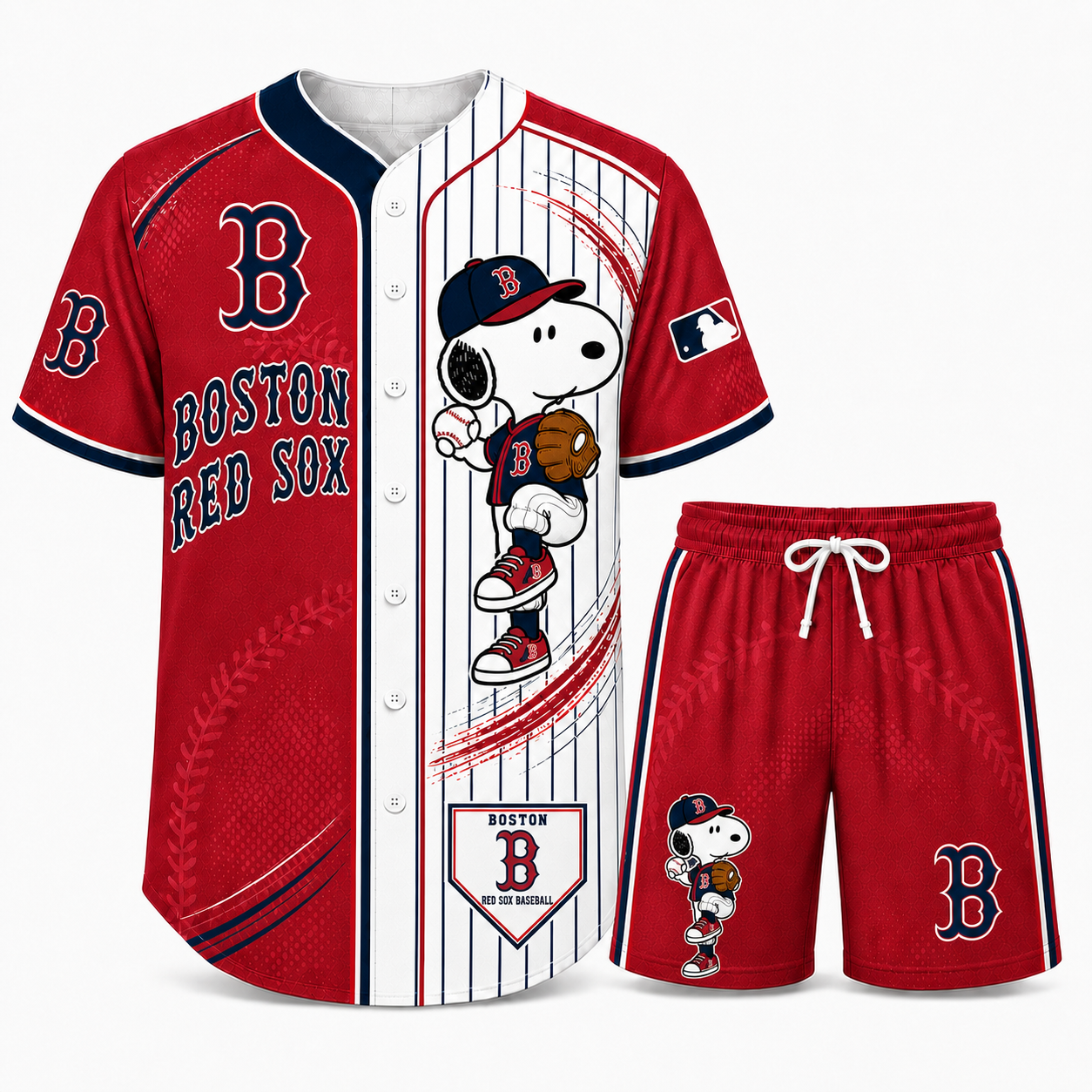 Sport Fan Set — Baseball jersye+ Shorts | All 30 Teams Available-COMBO GIFTS FOR FAN