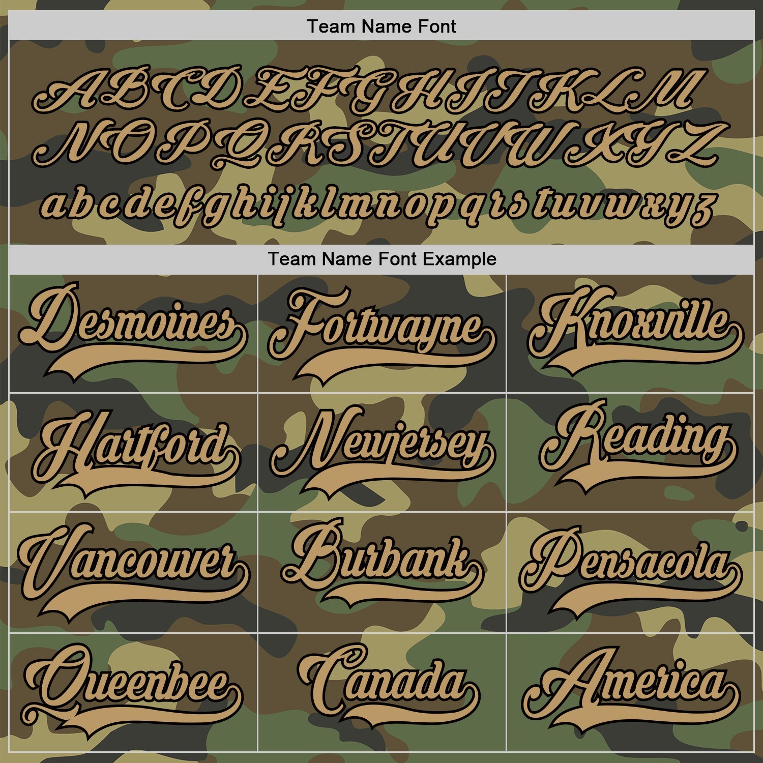 Custom Camo Old Gold-Black Salute To Service Hockey Jersey