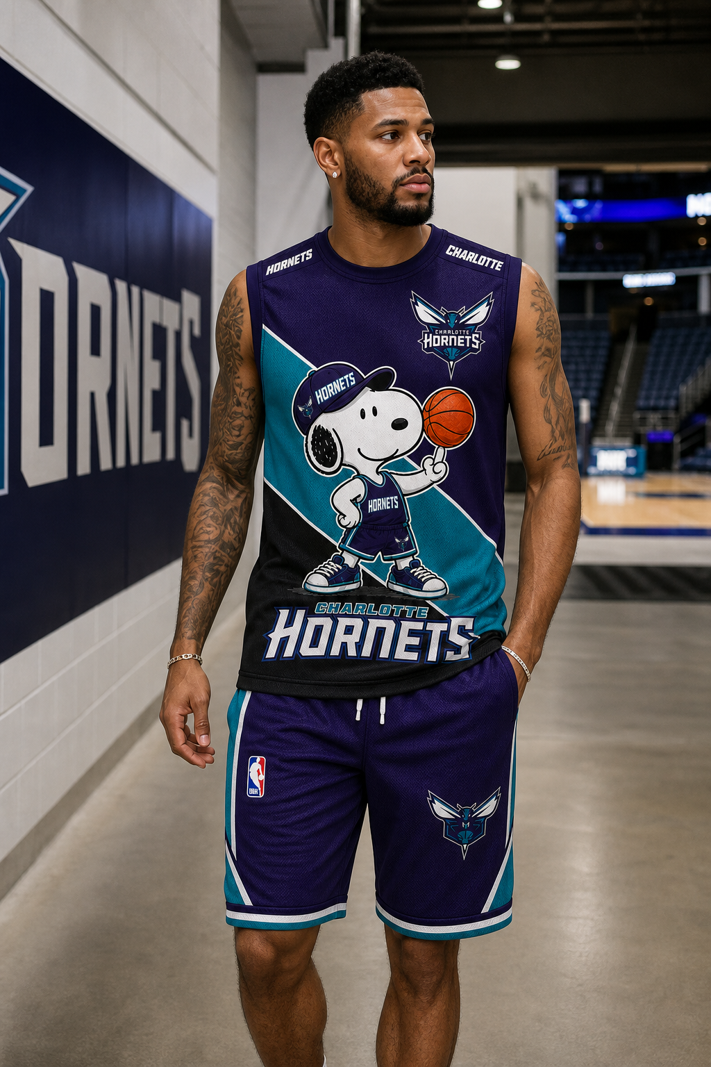 Sport Fan Set — Tanktop + Shorts | All 30 Teams Available-COMBO GIFTS FOR FAN basketball