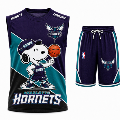 Sport Fan Set — Tanktop + Shorts | All 30 Teams Available-COMBO GIFTS FOR FAN basketball