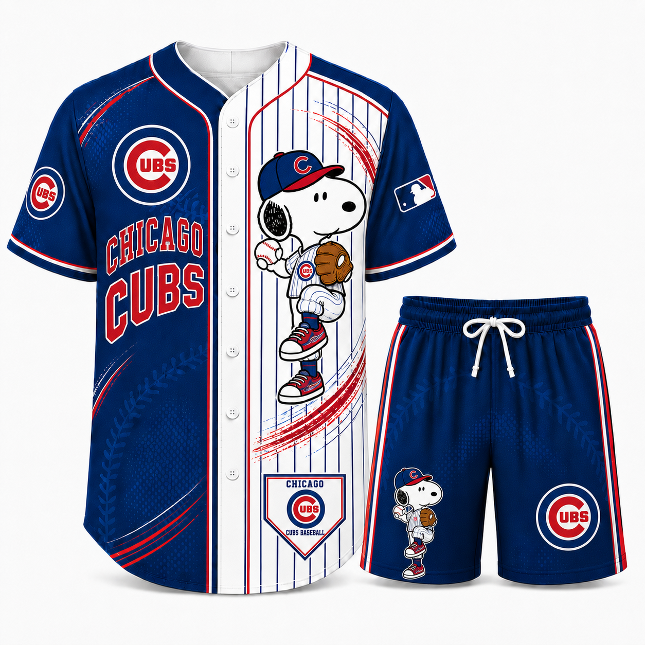 Sport Fan Set — Baseball jersye+ Shorts | All 30 Teams Available-COMBO GIFTS FOR FAN