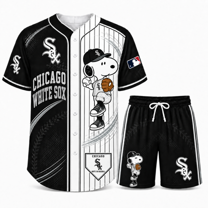 Sport Fan Set — Baseball jersye+ Shorts | All 30 Teams Available-COMBO GIFTS FOR FAN