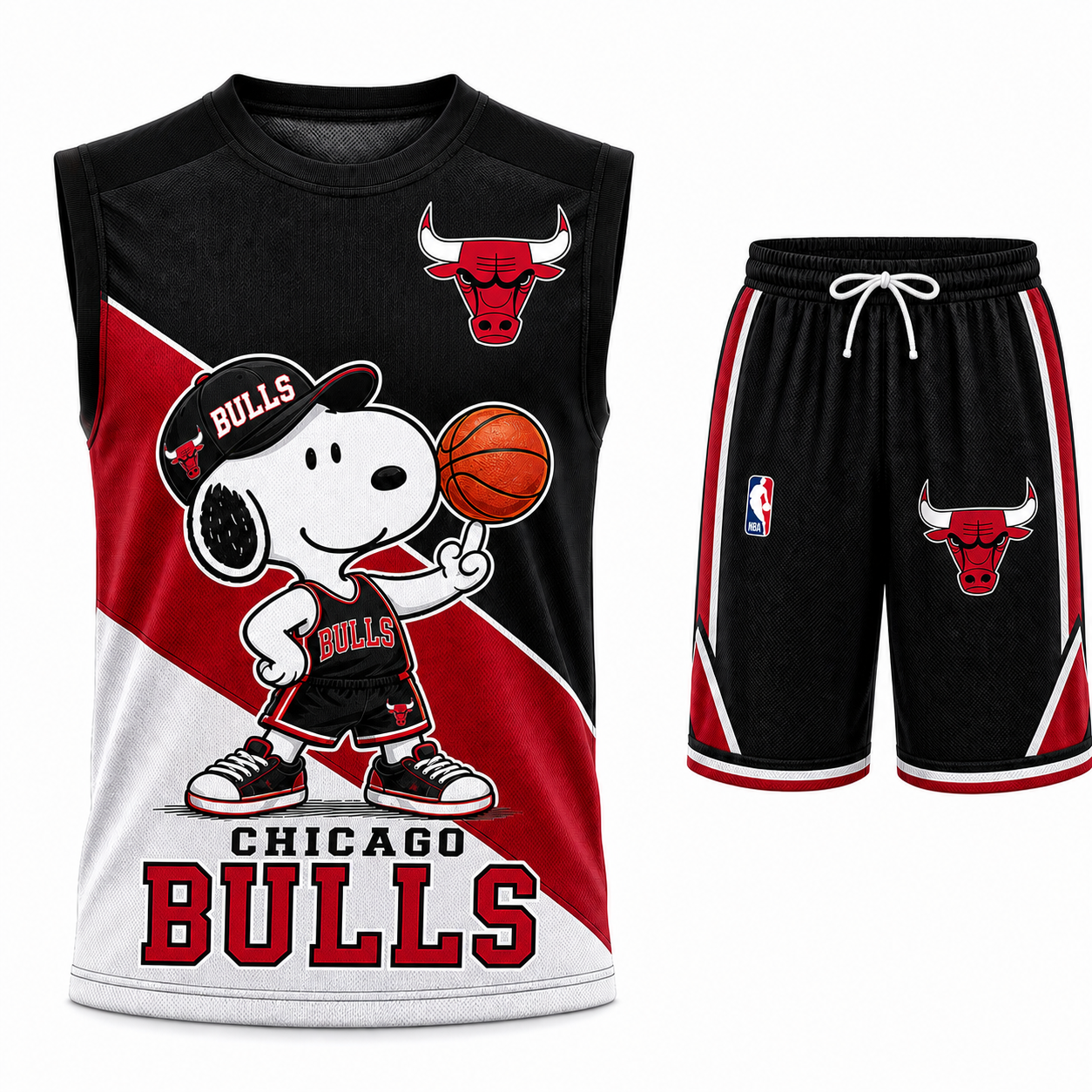 Sport Fan Set — Tanktop + Shorts | All 30 Teams Available-COMBO GIFTS FOR FAN basketball